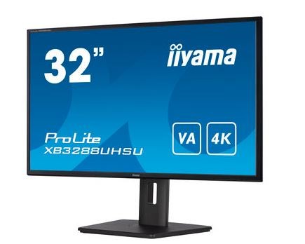 IIyama 31.5" Monitor XB3288UHSU 4K VA HDMI DP PIP FreeSync