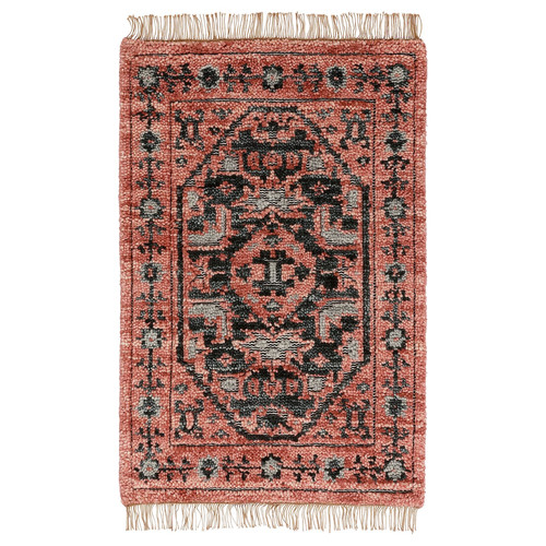 ISGRÄS Rug, low pile, multicolour, 60x90 cm