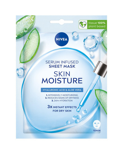 NIVEA Skin Moisture Moisturising Serum Infused Sheet Mask