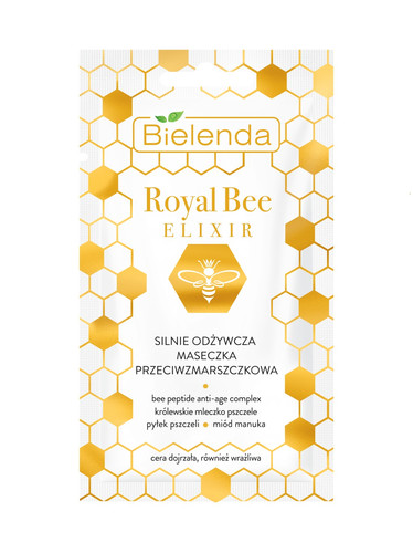 Bielenda Royal Bee Elixir Strongly Nourishing Anti-Wrinkle Face Mask 8g