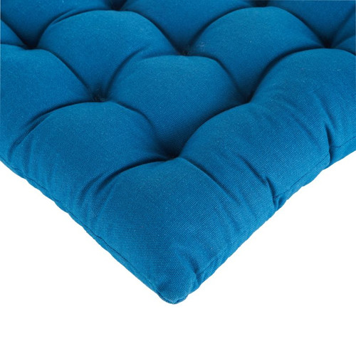 GoodHome Seat Cushion 36 x 36 cm, blue