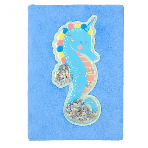 Plush Notebook Seahorse