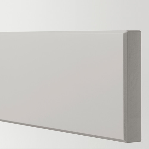 LERHYTTAN Drawer front, light grey, 60x10 cm