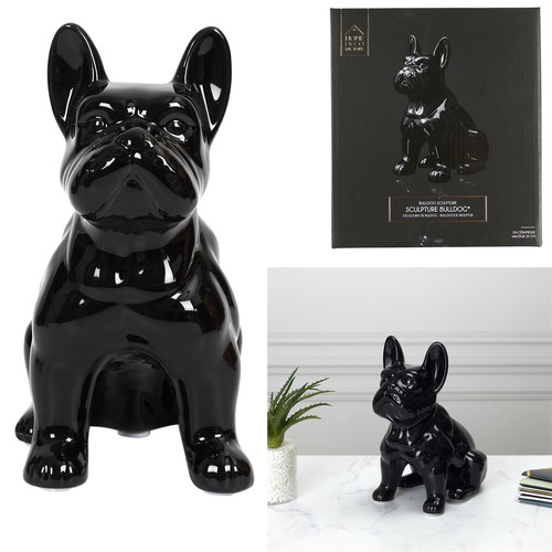 Decoration French Bulldog M, black