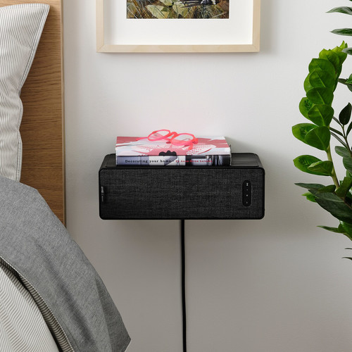 SYMFONISK WiFi bookshelf speaker, black smart/gen 2