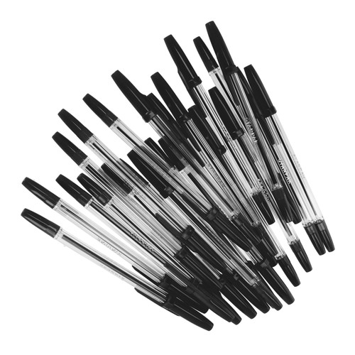 Starpak Office Ball Pen, black, 50pcs