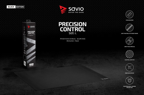 Savio Gaming Mousepad Mouse Pad BE Precision Control L 700x300 mm