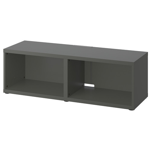 BESTÅ TV bench, dark grey, 120x40x38 cm