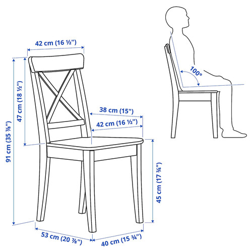 INGOLF Chair, white