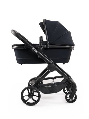 iCandy Peach 7 Designer Pushchair and Carrycot Black - Complete Bundle