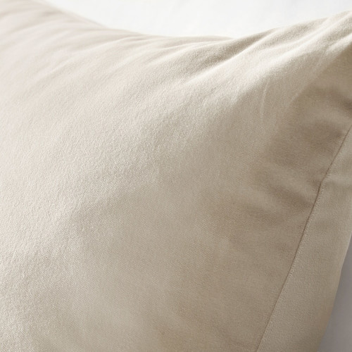 SANELA Cushion cover, light beige, 50x50 cm