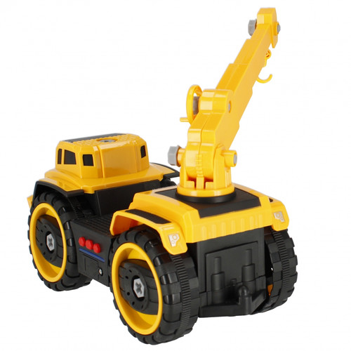 DIY Crane Truck with Light & Sound 3+