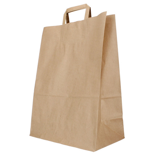 Paper Bag 420x320, soft, grey-beige, 25pcs