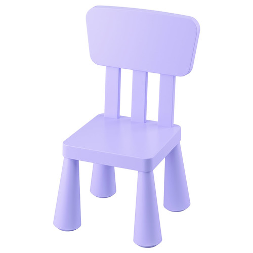 MAMMUT Children's chair, in/outdoor/light blue/lilac