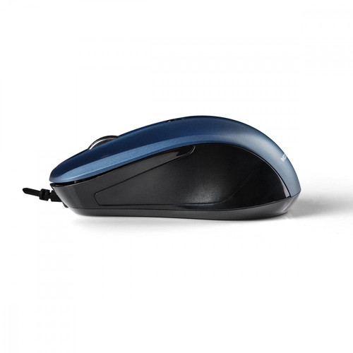 Modecom Wired Optical Mouse M9.1, black-blue