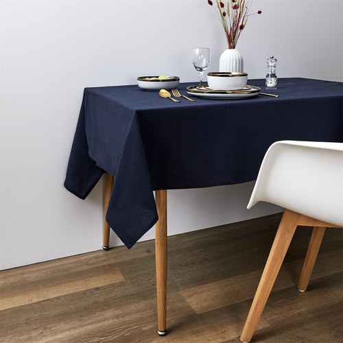 Tablecloth Flow 140x250 cm, navy blue