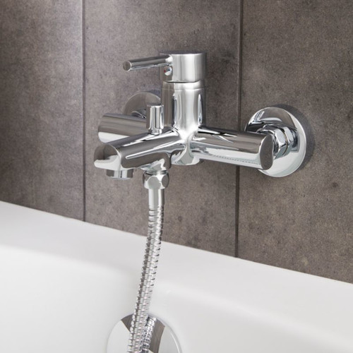 GoodHome Bath Tap Lazu, chrome