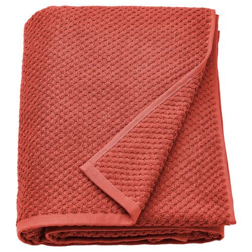 GULVIAL Bath sheet, red-brown, 100x150 cm