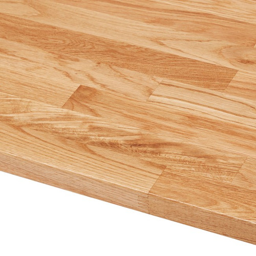 GoodHome Wooden Worktop 26 x 620 x 3000 mm, oak