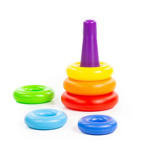 Pyramid Stacking Ring Educational Toy 12m+