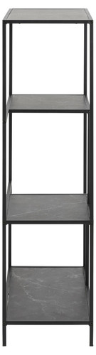 Shelving Unit Infinity, low, black marble