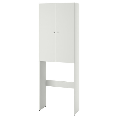 NYSJÖN Cabinet for washing machine, white, 65x190 cm