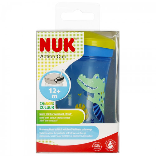 NUK Action Cup 230ml 12m+, green