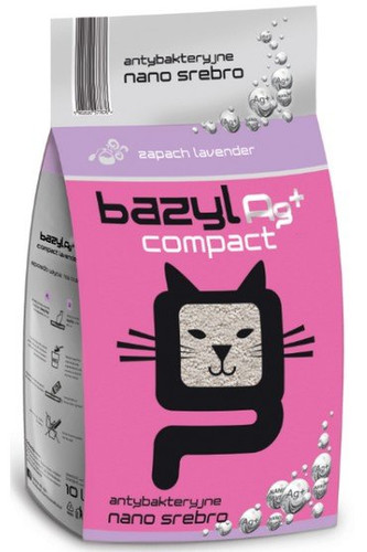 Cat Litter Bazyl Ag+ Compact Lavender 5L