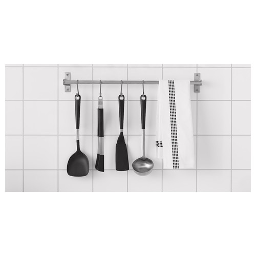 IKEA 365+ HJÄLTE Soup ladle, stainless steel, black