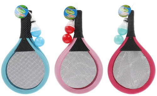 Rackets Set with Balls & Shuttlecock 3+