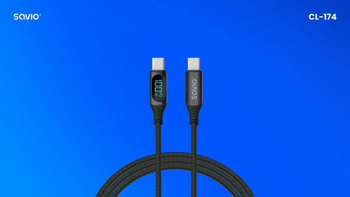 Savio Cable USB-C 100W CL-174