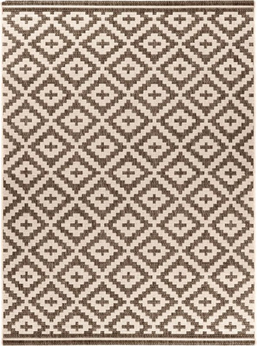 Rug Flox 150 x 200 cm, patterned/beige