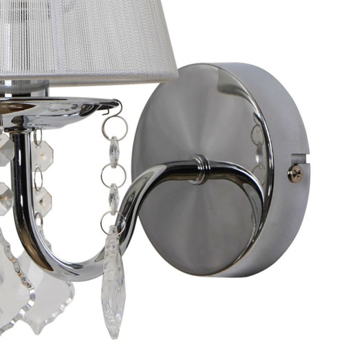 GoodHome Wall Lamp Hovland 1-p E14, chrome