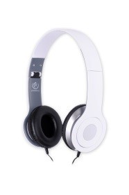 Rebeltec Stereo Headphones with Microphone, white