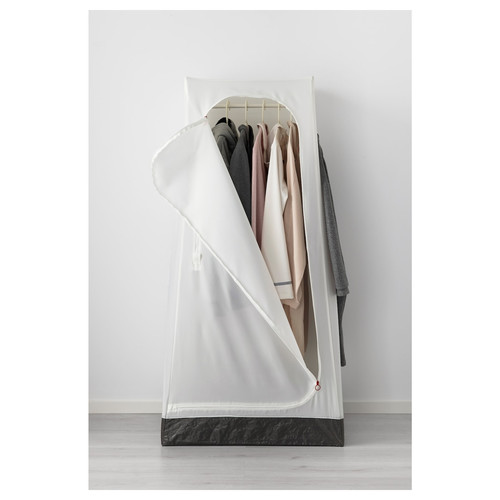 VUKU Wardrobe, white, 74x51x149 cm