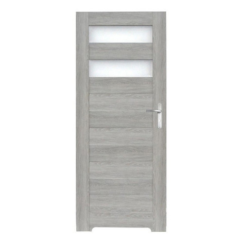 Internal Door Trame 80, left, grey oak