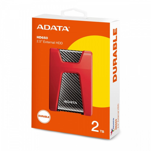 DashDrive Durable HD650 2TB 2.5'' USB3.1, red