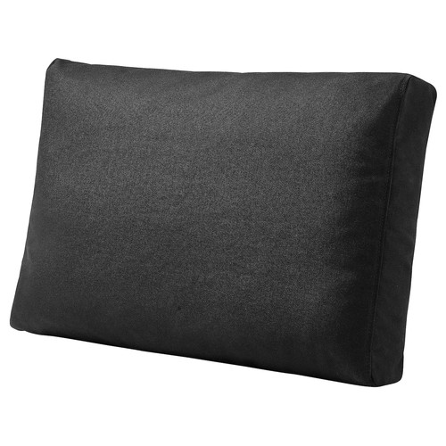 FRÖSÖN Cover for seat cushion, outdoor/black, 62x44 cm