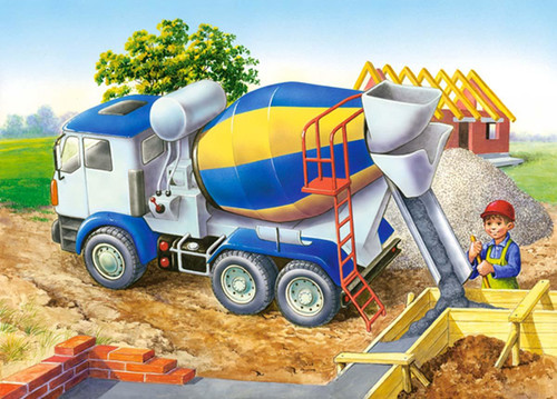 Castorland Children's Puzzle Concrete Mixer 60pcs 5+