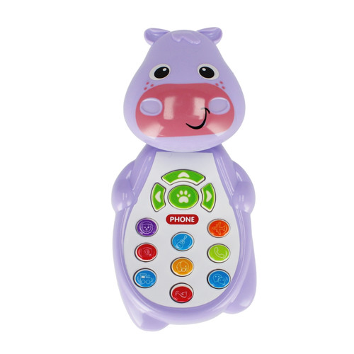 Bam Bam Musical Toy Phone Animal Hippo 18m+