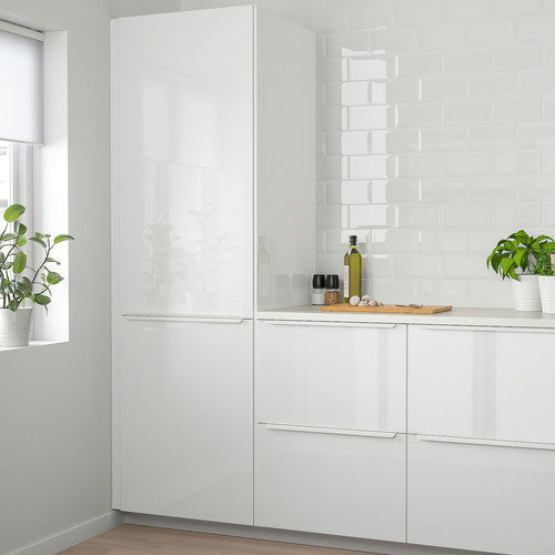 RINGHULT Door, high-gloss white, 30x60 cm