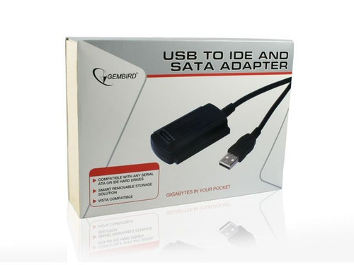 Gembird Adapter USB2.0 for IDE/SATA/2.5'/3.5' + power supply