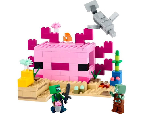 LEGO Minecratf The Axolotl House 7+