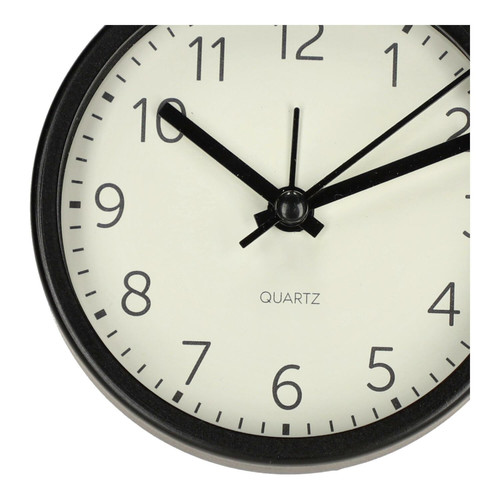 Alarm Clock Quazi 9cm, black