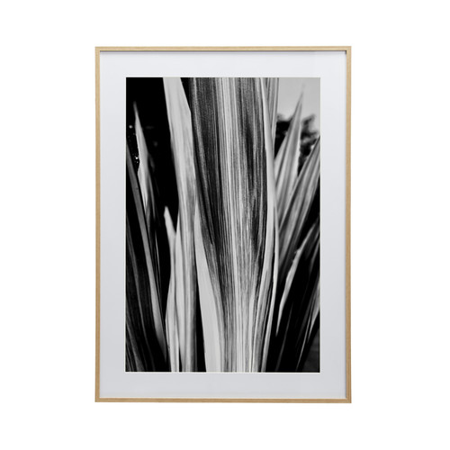 GoodHome Aluminium Picture Frame Banggi 50 x 70 cm, wood effect