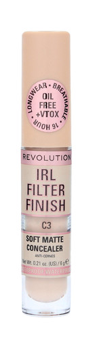 Makeup Revolution IRL Filter Finish Concealer C3 6g