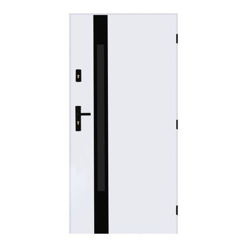 External Door Pantor Etna Black 90, right, white