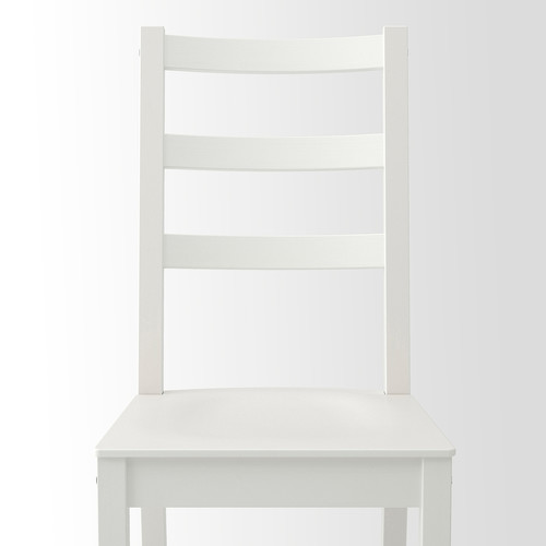 LANEBERG / NORDVIKEN Table and 6 chairs, white/white, 130/190x80 cm