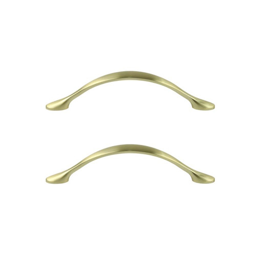 Furniture Handle Chervil 158 mm, brushed brass