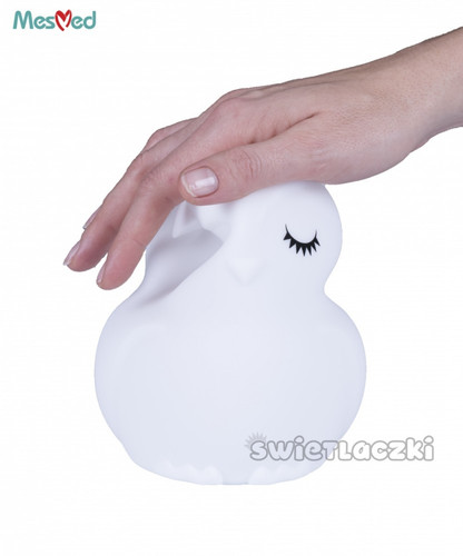 Mesmed Silicone Night Lamp Owl with Remote MM013